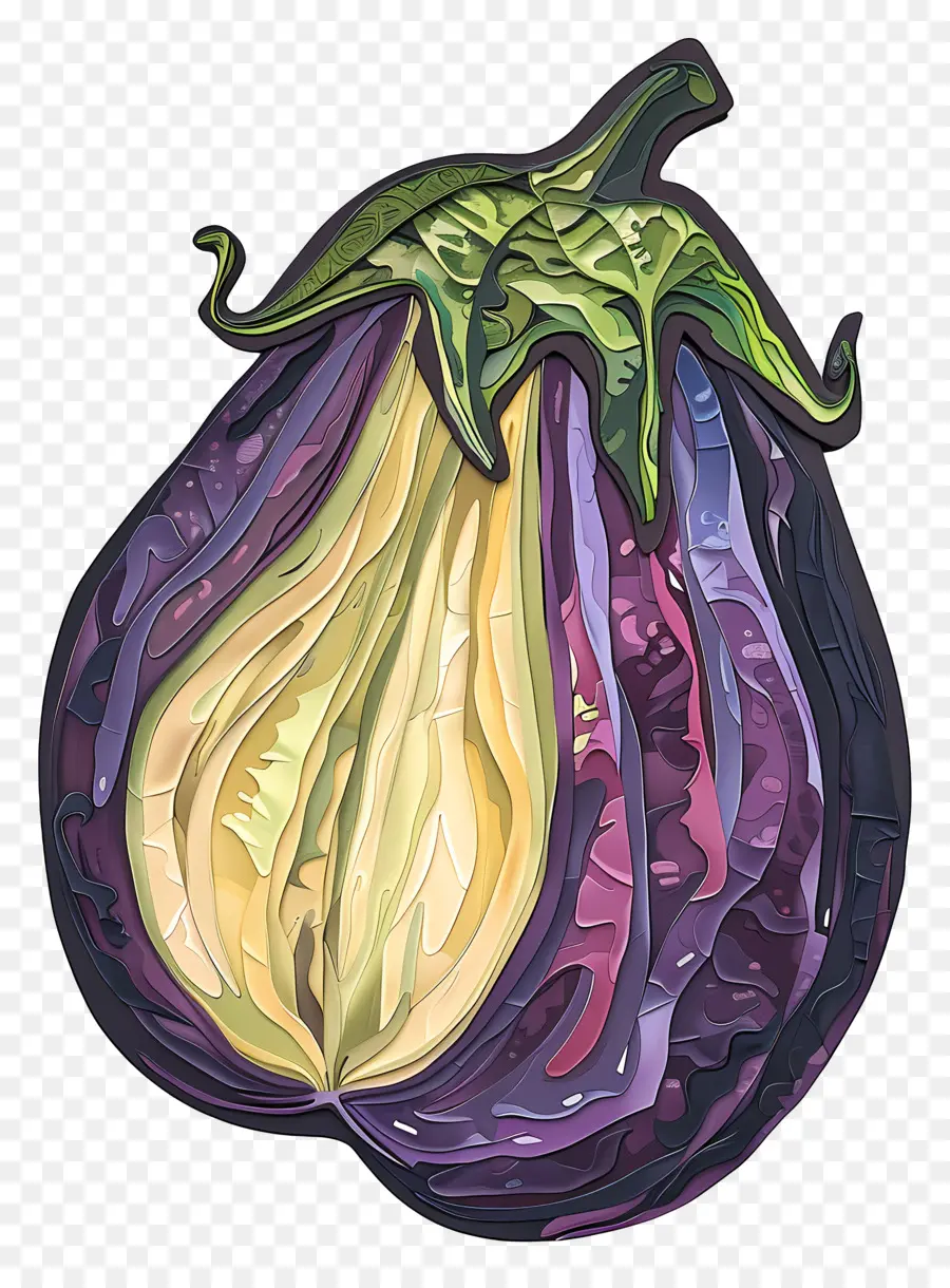 L'aubergine，Légumes PNG