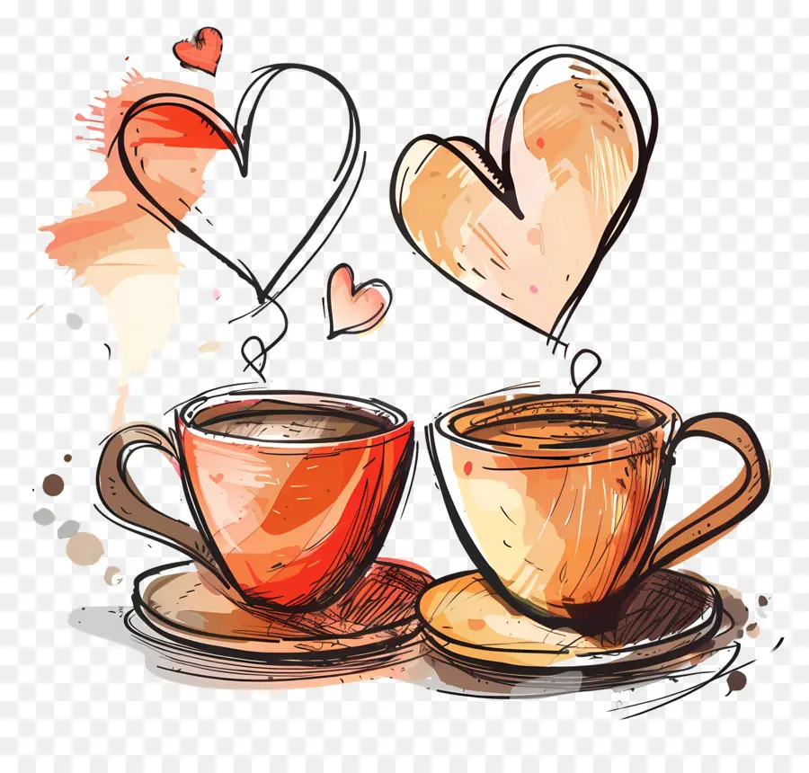 Café，Le Jour De Valentines PNG