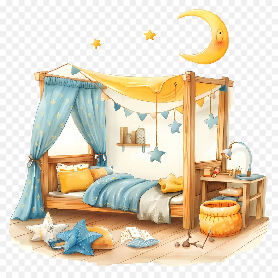 Chambre à Coucher，Décor De Chambre à Coucher PNG