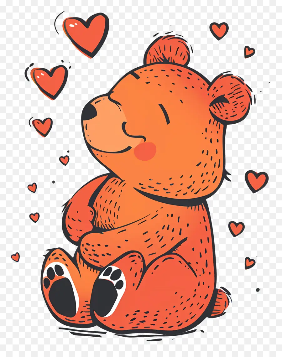 Nounours，Le Jour De Valentines PNG