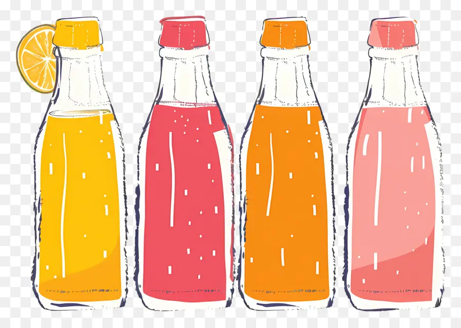 Jus De Bouteille，Les Bouteilles En Verre PNG