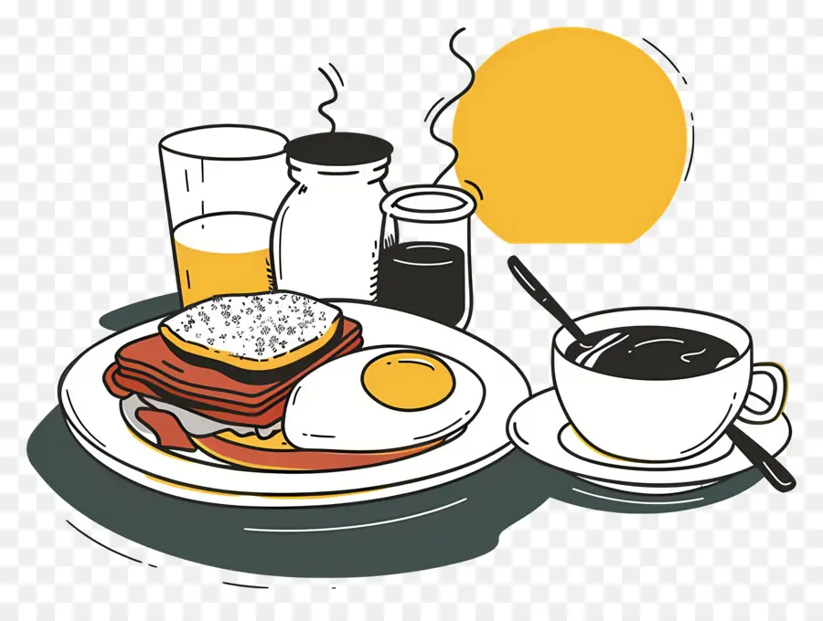 Le Petit Déjeuner，Bacon PNG