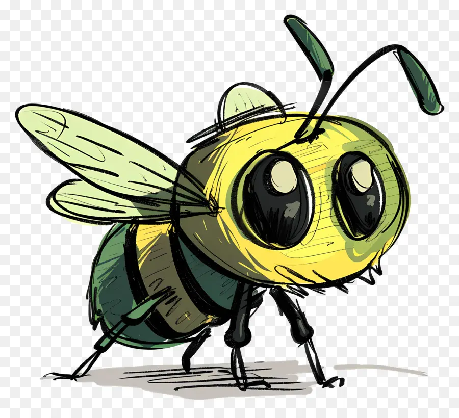 Abeille De Dessin Animé，Abeille Mignonne PNG