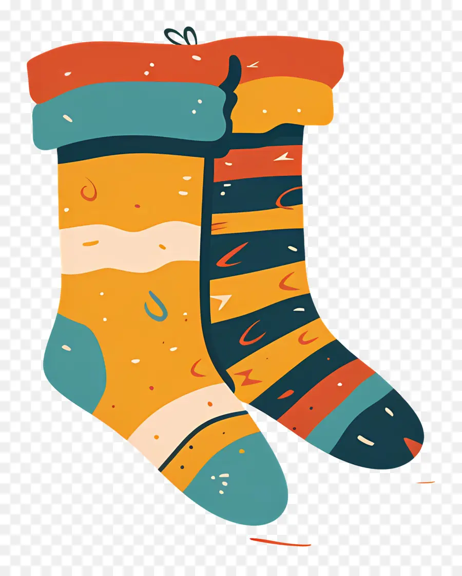 Souliers De Noël，Chaussettes De Noël PNG