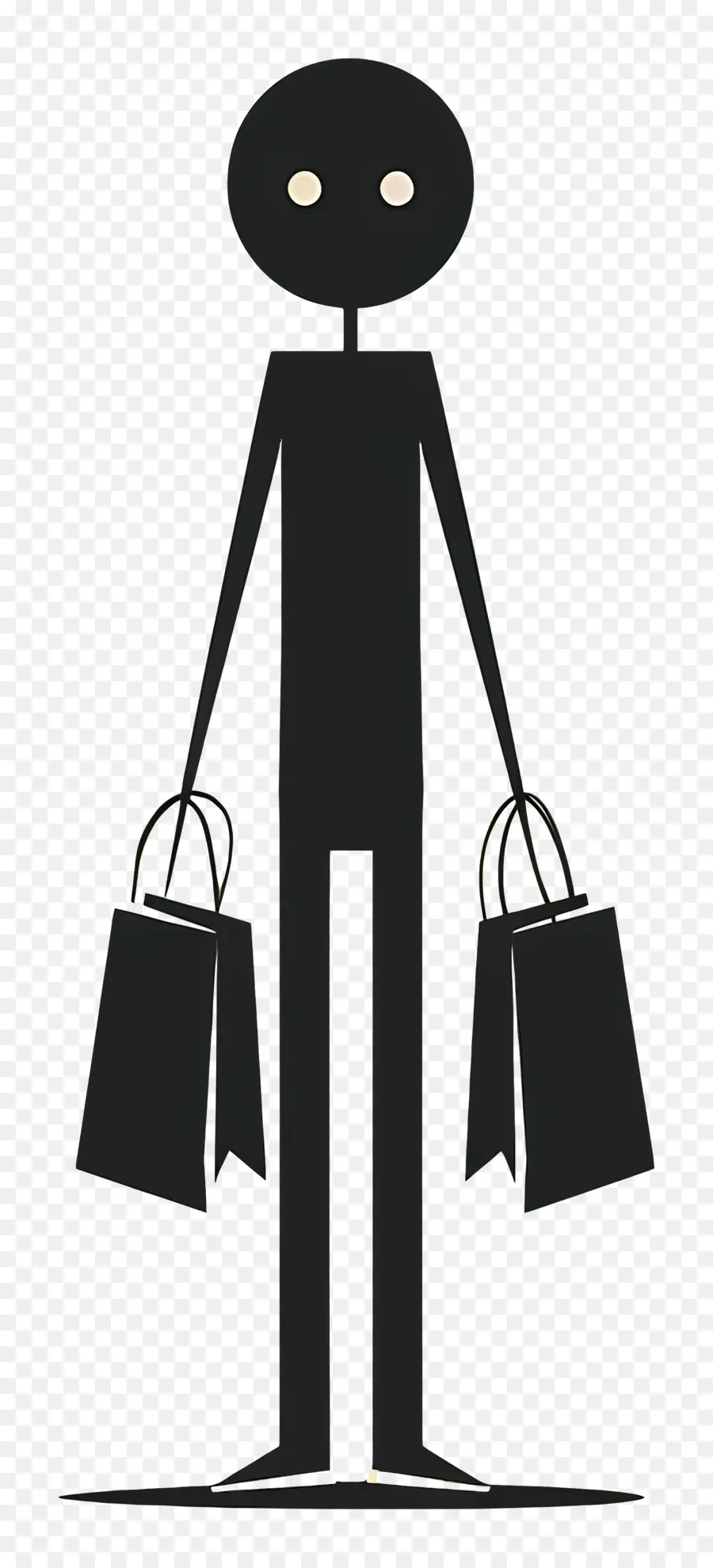 Stick Figure Shopping，Shopping PNG