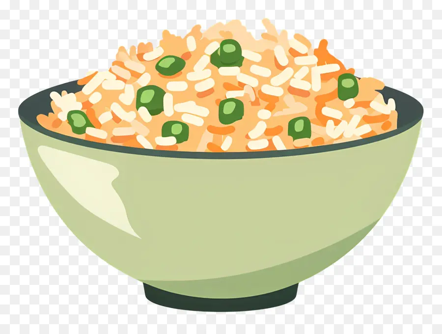 Riz Frit，Haricots Verts PNG