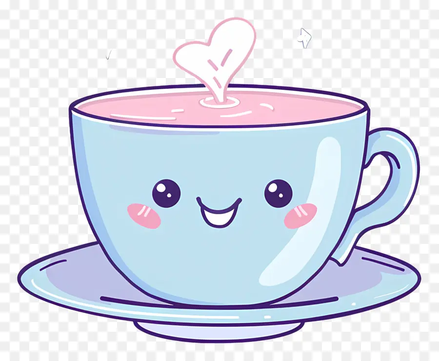 Tasse à Thé，Personnage De Dessin Animé PNG