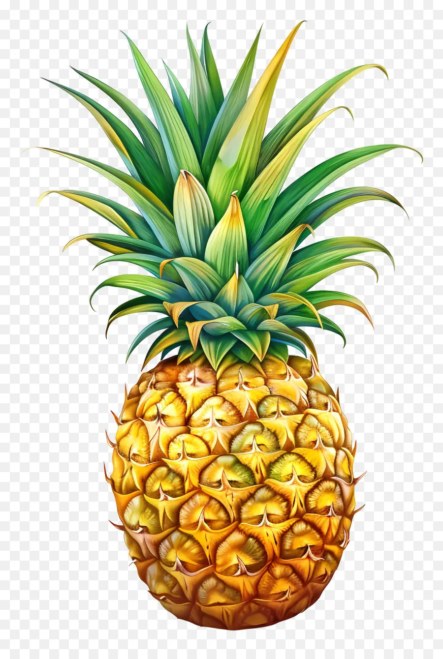 L'ananas，Frais PNG