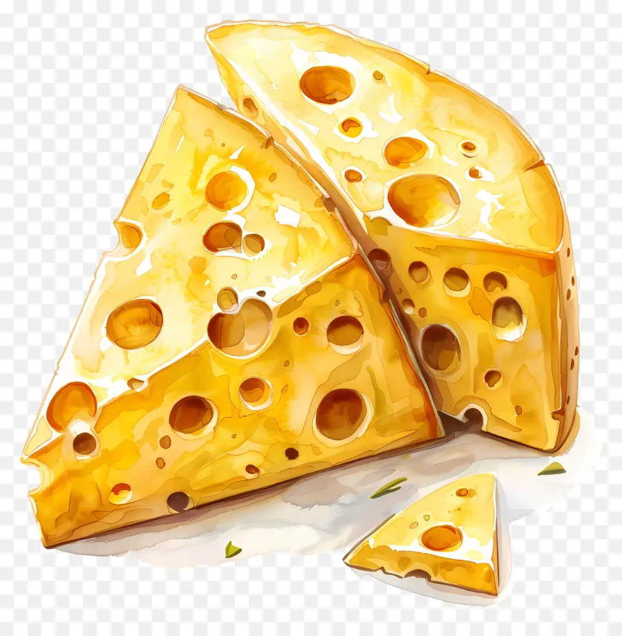 Fromage，Peinture à L'aquarelle PNG