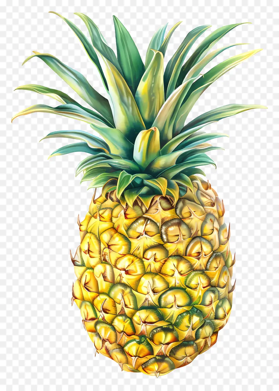 L'ananas，Peinture PNG