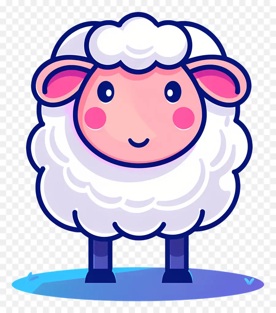 Les Moutons De Dessin Animé，Cheveux Moelleux PNG