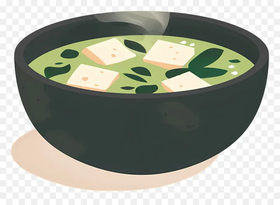 Soupe Miso，Soupe Au Tofu PNG