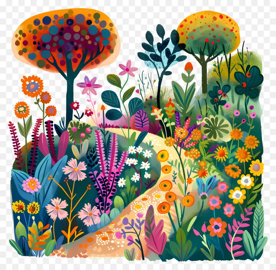 Jardin，Fleurs PNG