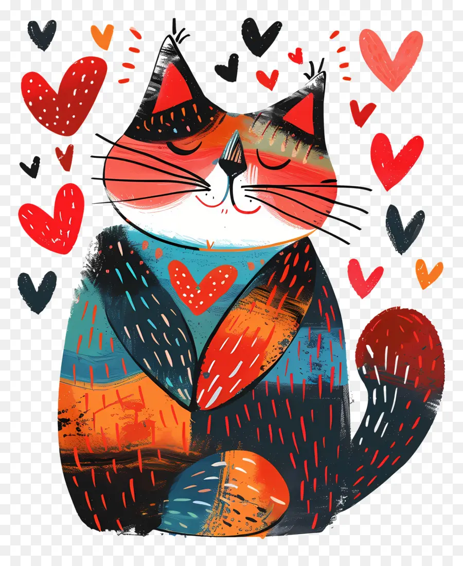 Chat，Le Jour De Valentines PNG