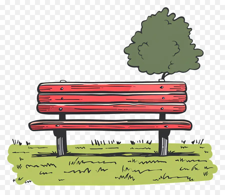 Banc De Parc，Rouge Banc PNG