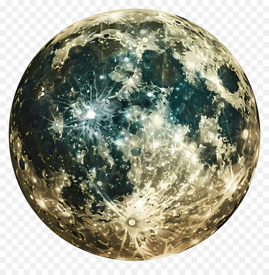 Pleine Lune，Les étoiles PNG