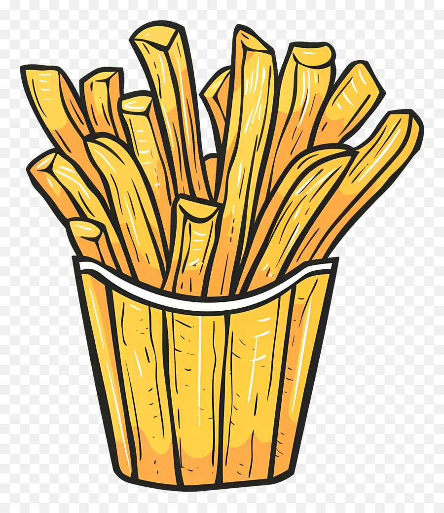 Frites，Dessin Animé PNG