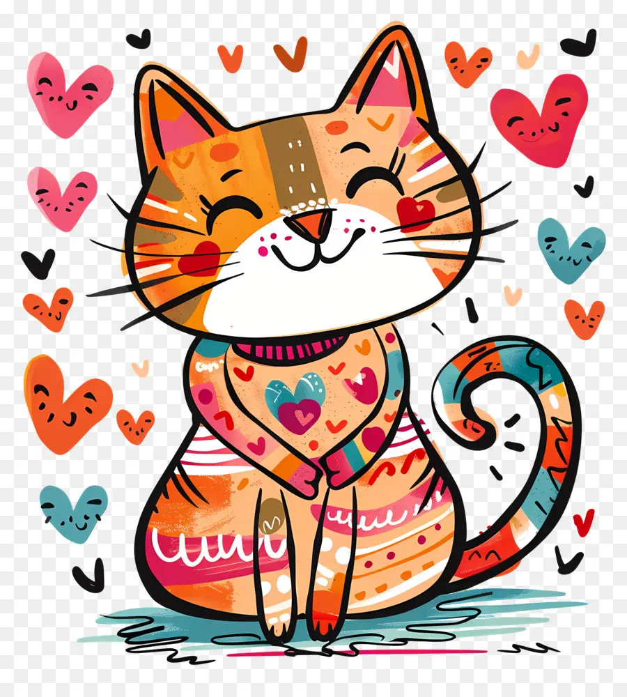 Chat，Le Jour De Valentines PNG