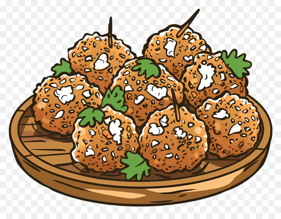 Falafel，Boulettes De Viande PNG