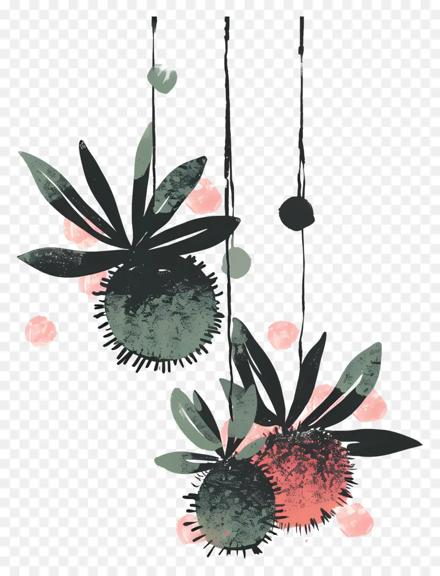 La Pendaison De La Plante，Fleur Peinture PNG