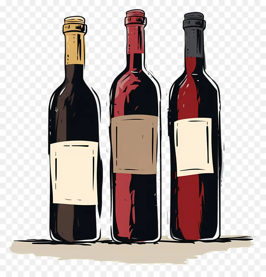 Bouteille De Vin，Vin Rouge PNG