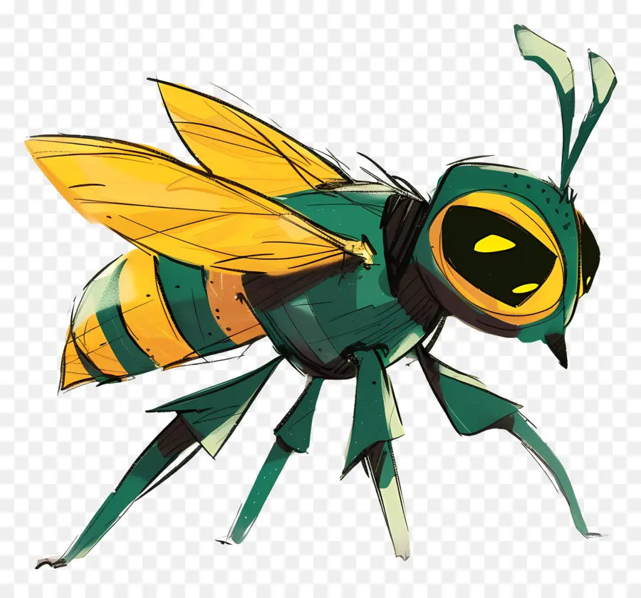 Dessin Animé De L'abeille，Abeille PNG