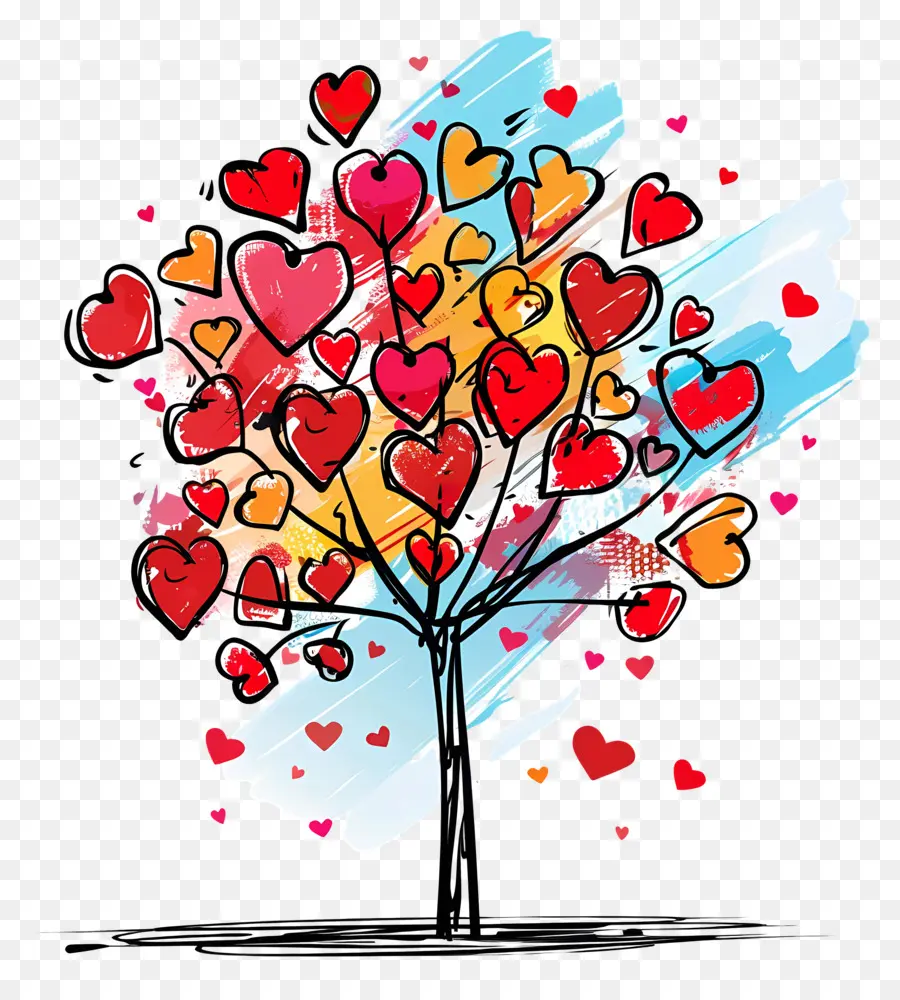 Arbre，Le Jour De Valentines PNG