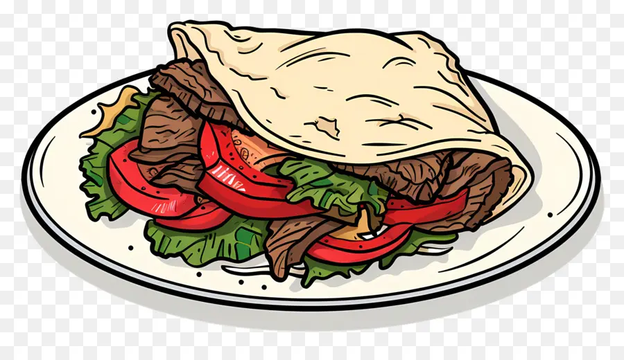 Shawarma，Boeuf PNG