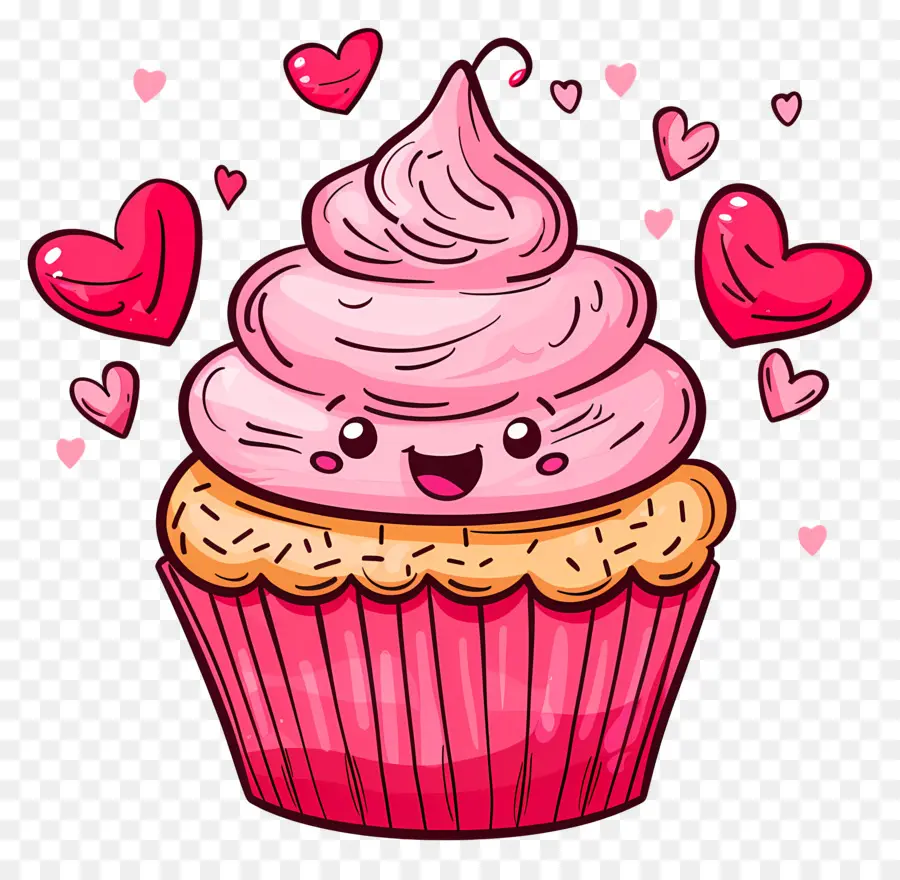 Cupcake，Le Jour De Valentines PNG