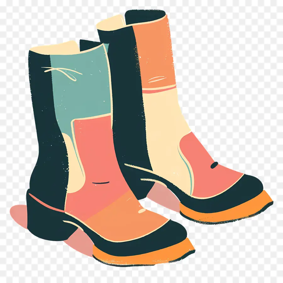 La Mode Des Bottes，Bottes De Pluie PNG