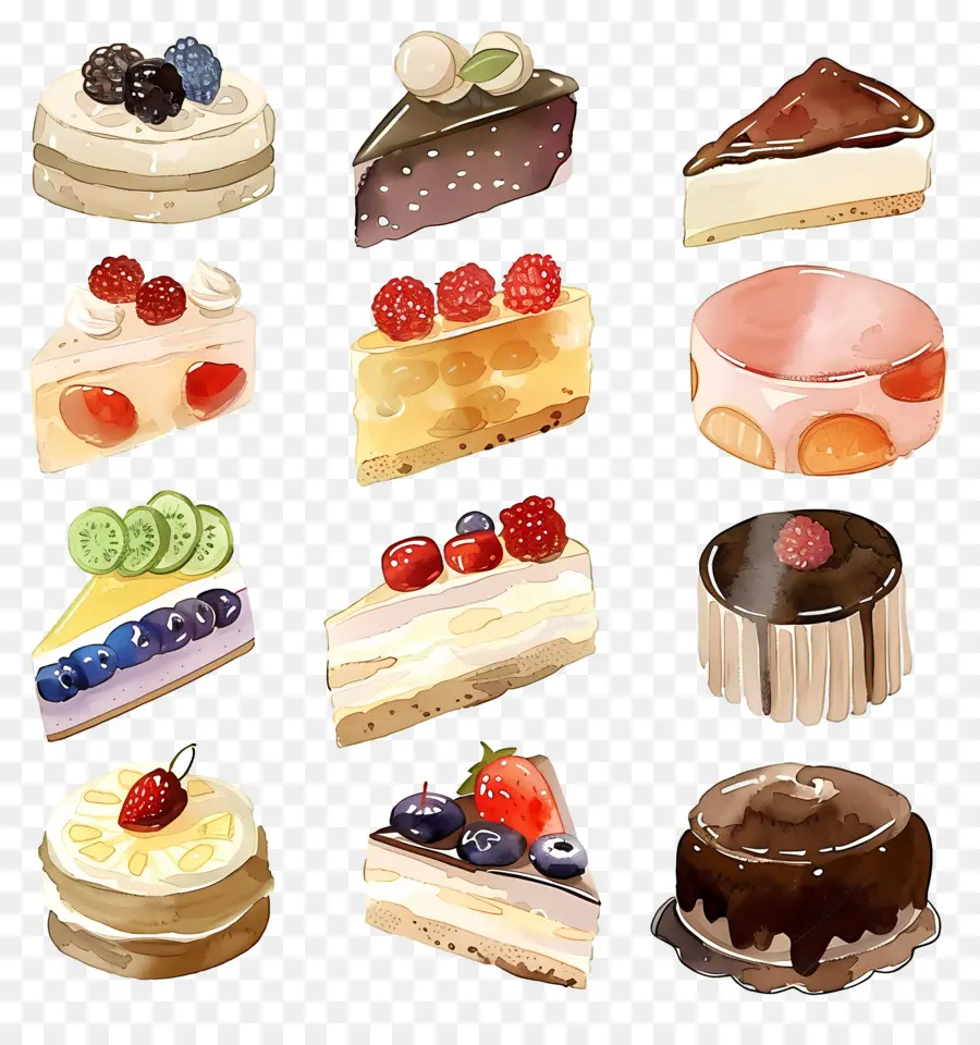 Les Desserts，Gâteau PNG