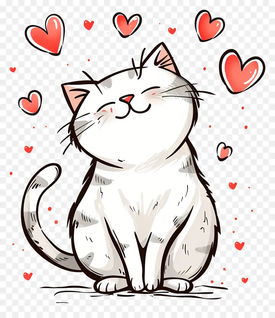 Chat，Le Jour De Valentines PNG