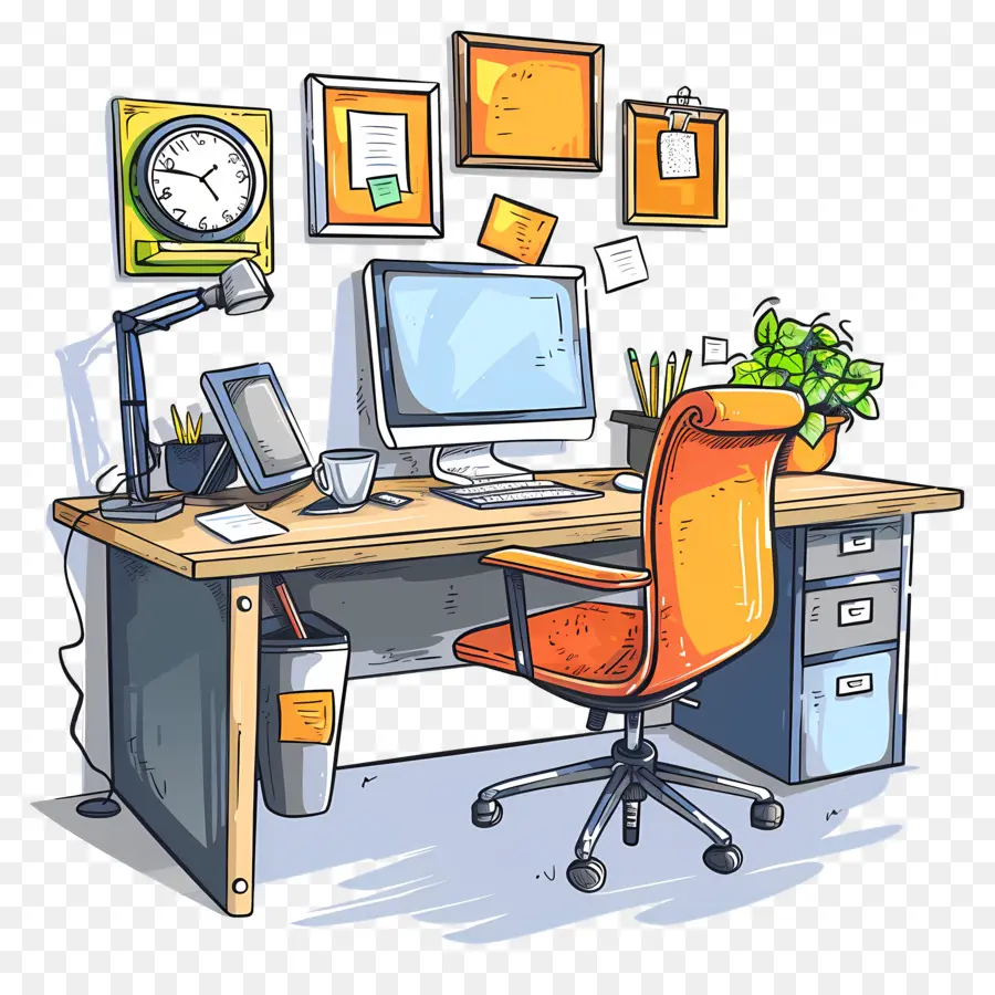 L'espace De Bureau，Bureau PNG