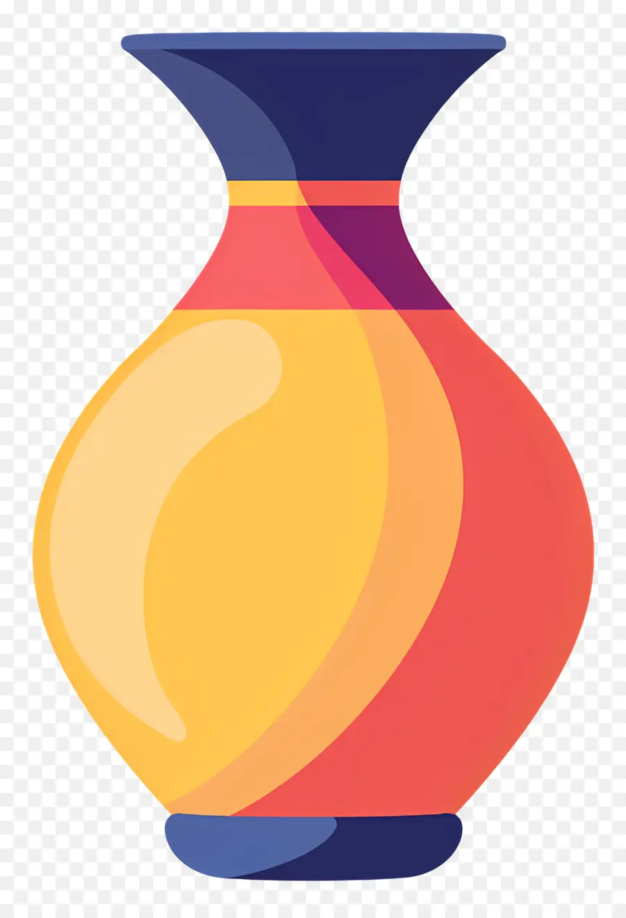 Vase Décoratif，Vase Coloré PNG