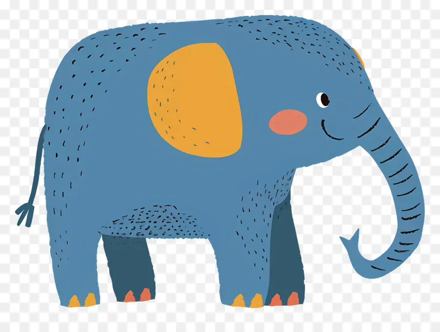 L'éléphant，éléphant De Dessin Animé PNG