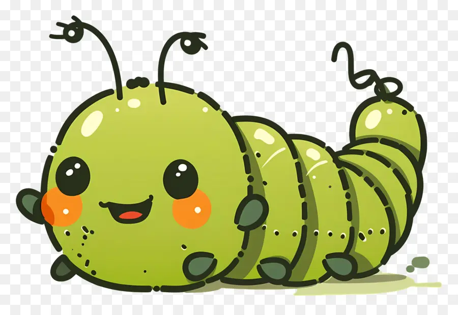 Caterpillar，Dessin Animé Insectes PNG