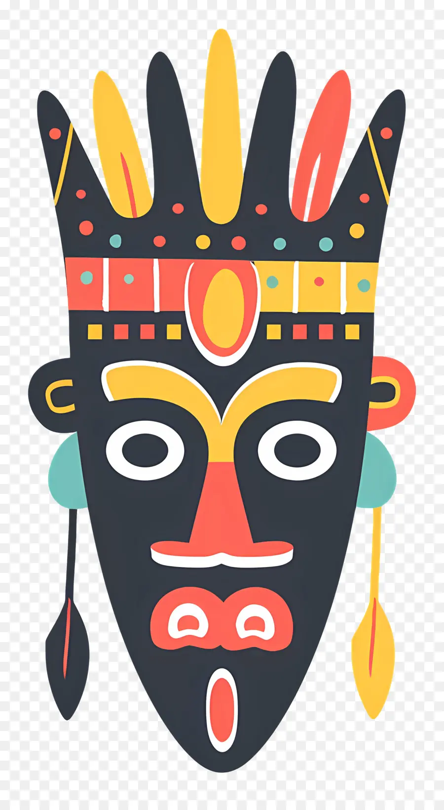 Masque Tribal，Résumé Masque PNG