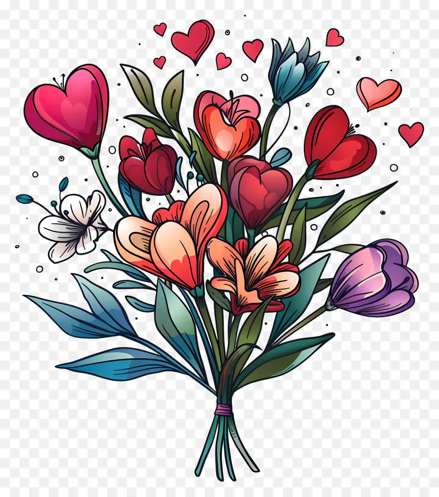 Bouquet，Le Jour De Valentines PNG