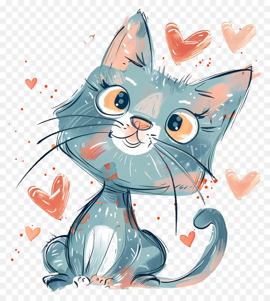 Chat，Le Jour De Valentines PNG