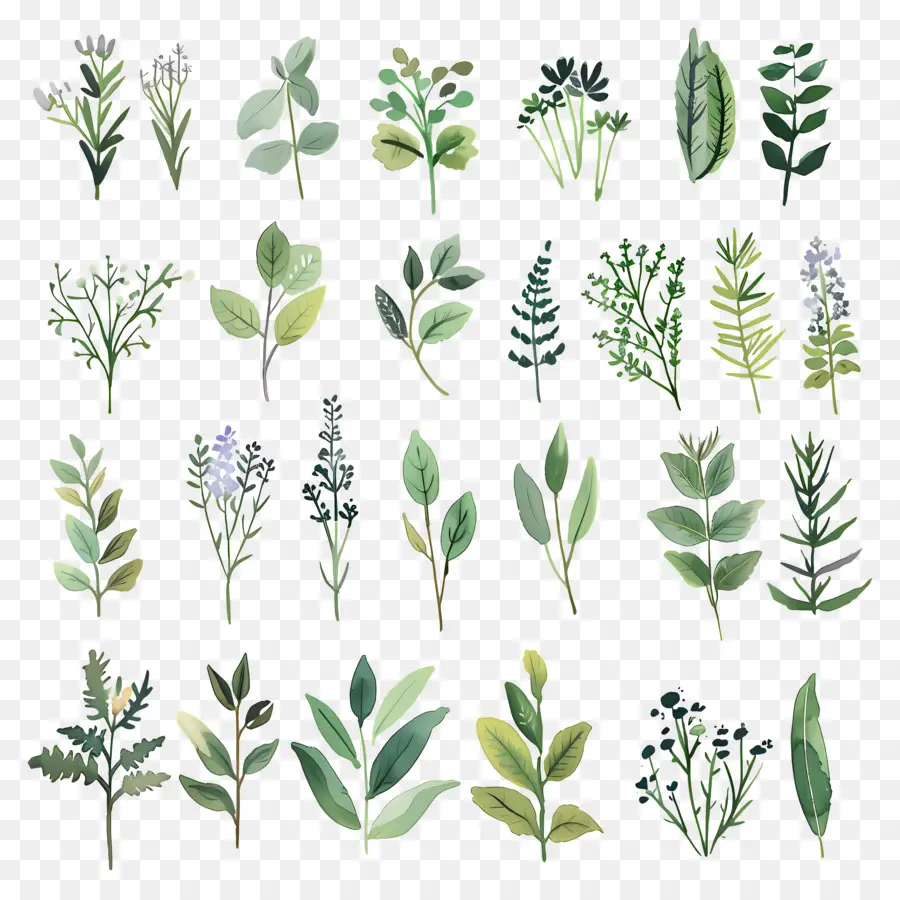 Herbes，Feuilles PNG