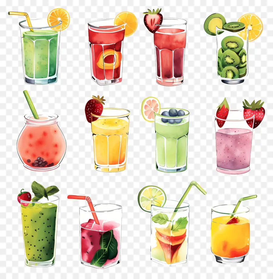 Smoothies，Jus PNG