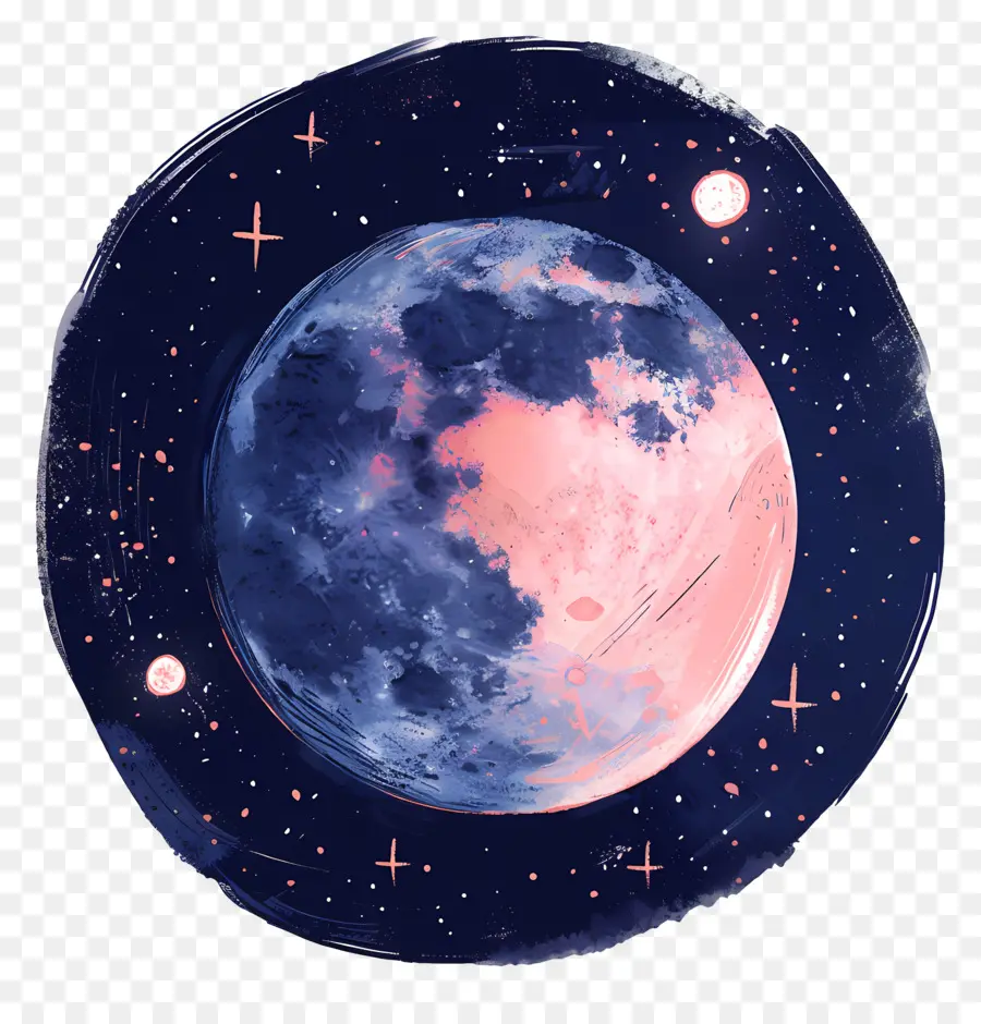 Planète，Pleine Lune PNG