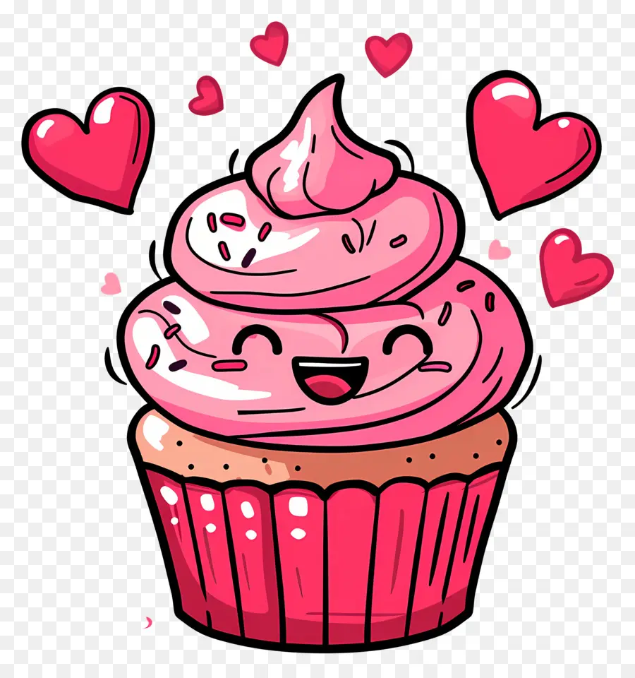 Cupcake，Le Jour De Valentines PNG