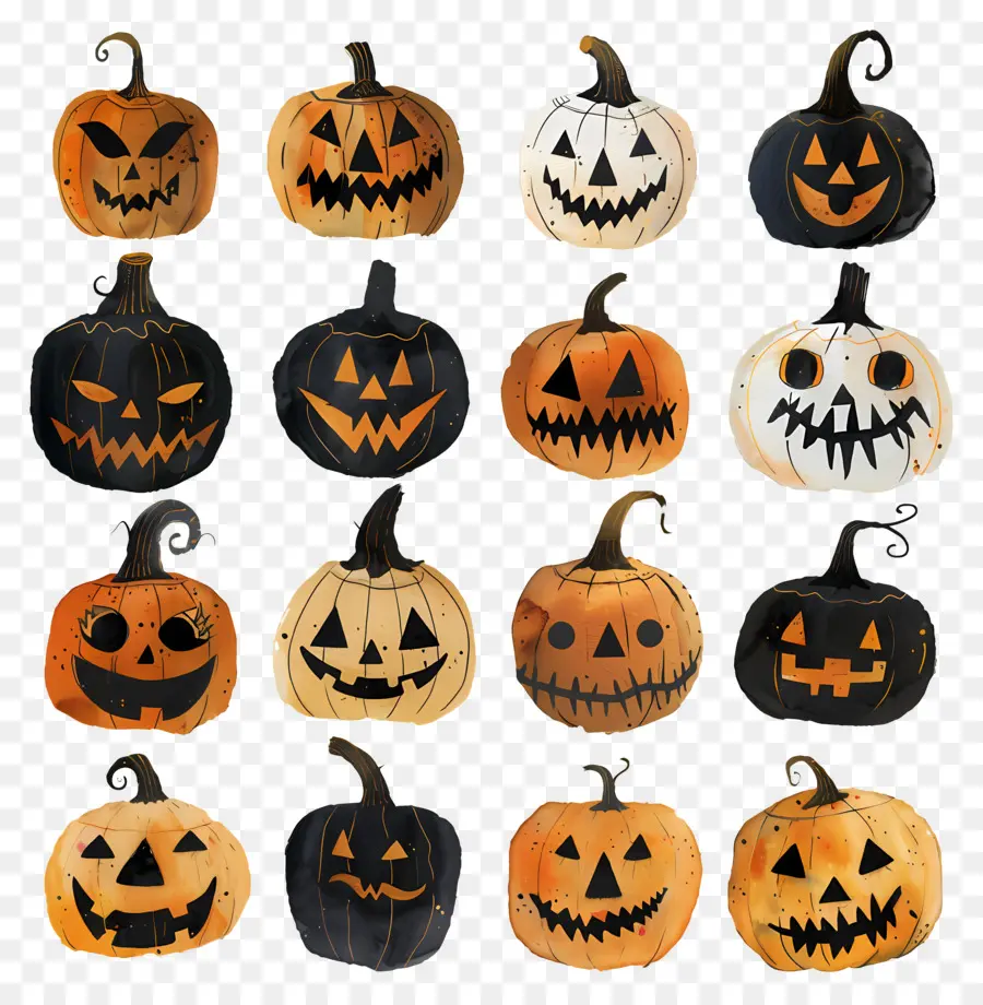 Jack O Lanterns，Halloween PNG