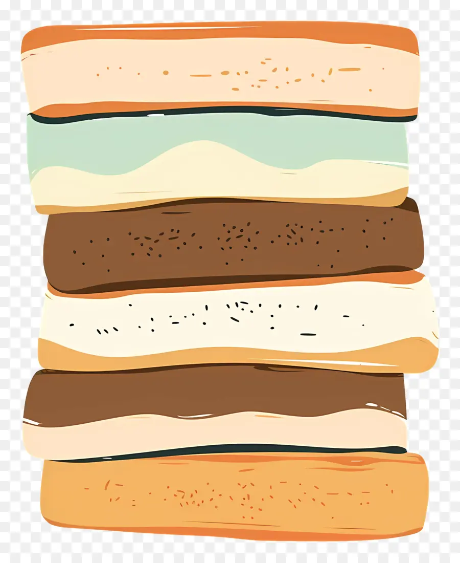 La Moitié，Sandwichs à La Crème Glacée PNG