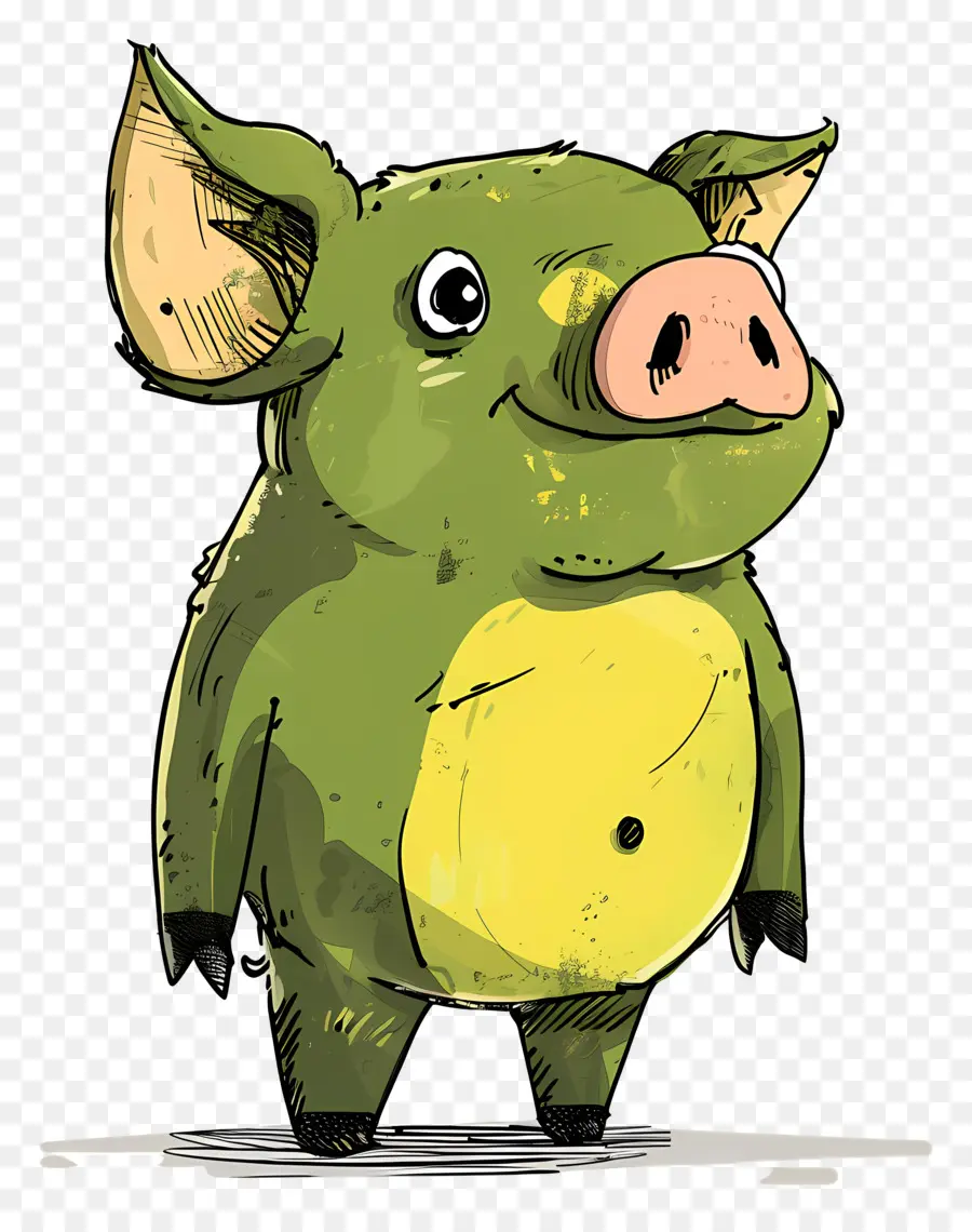 Bande Dessinée De Porc，Personnage De Cochon Mignon PNG