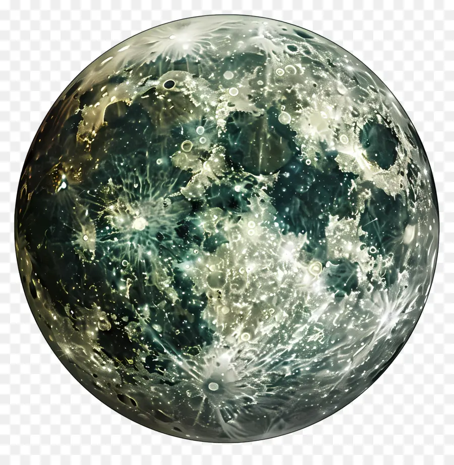 Pleine Lune，Ciel étoilé PNG