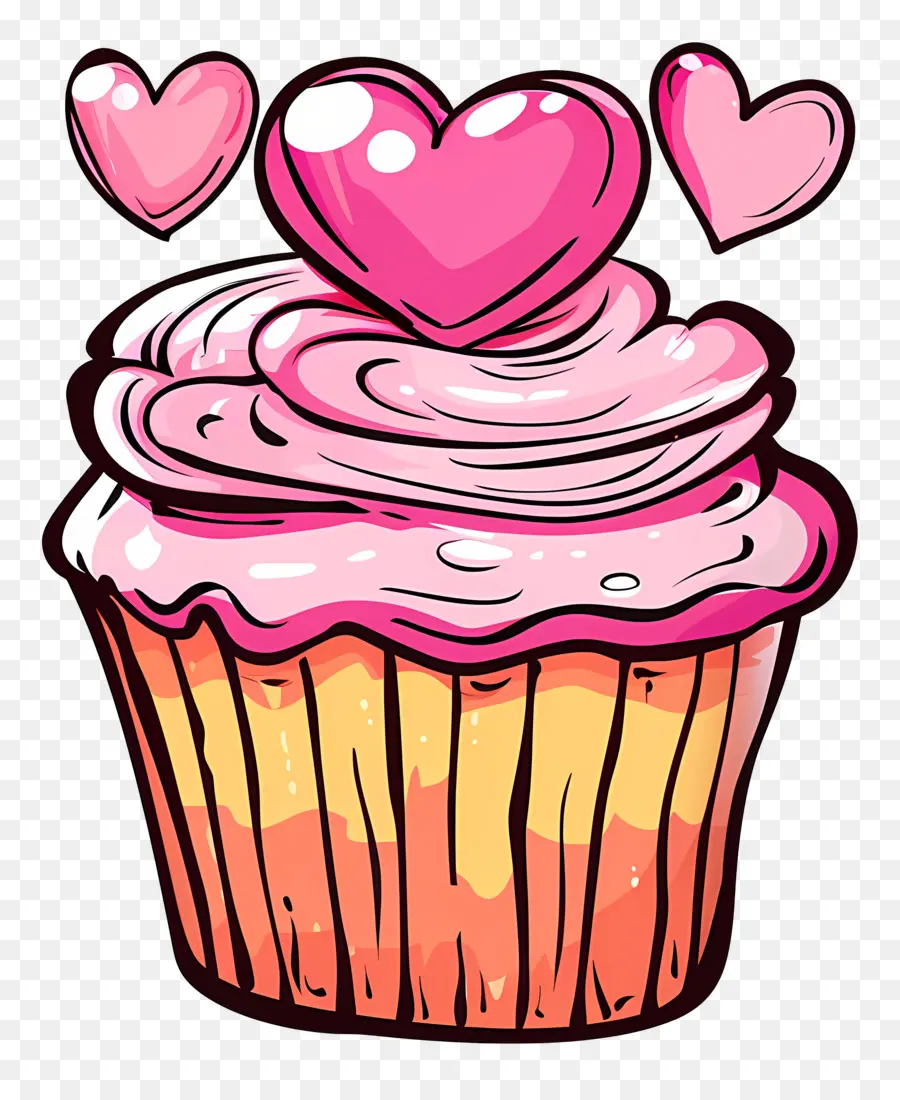 Cupcake，Le Jour De Valentines PNG