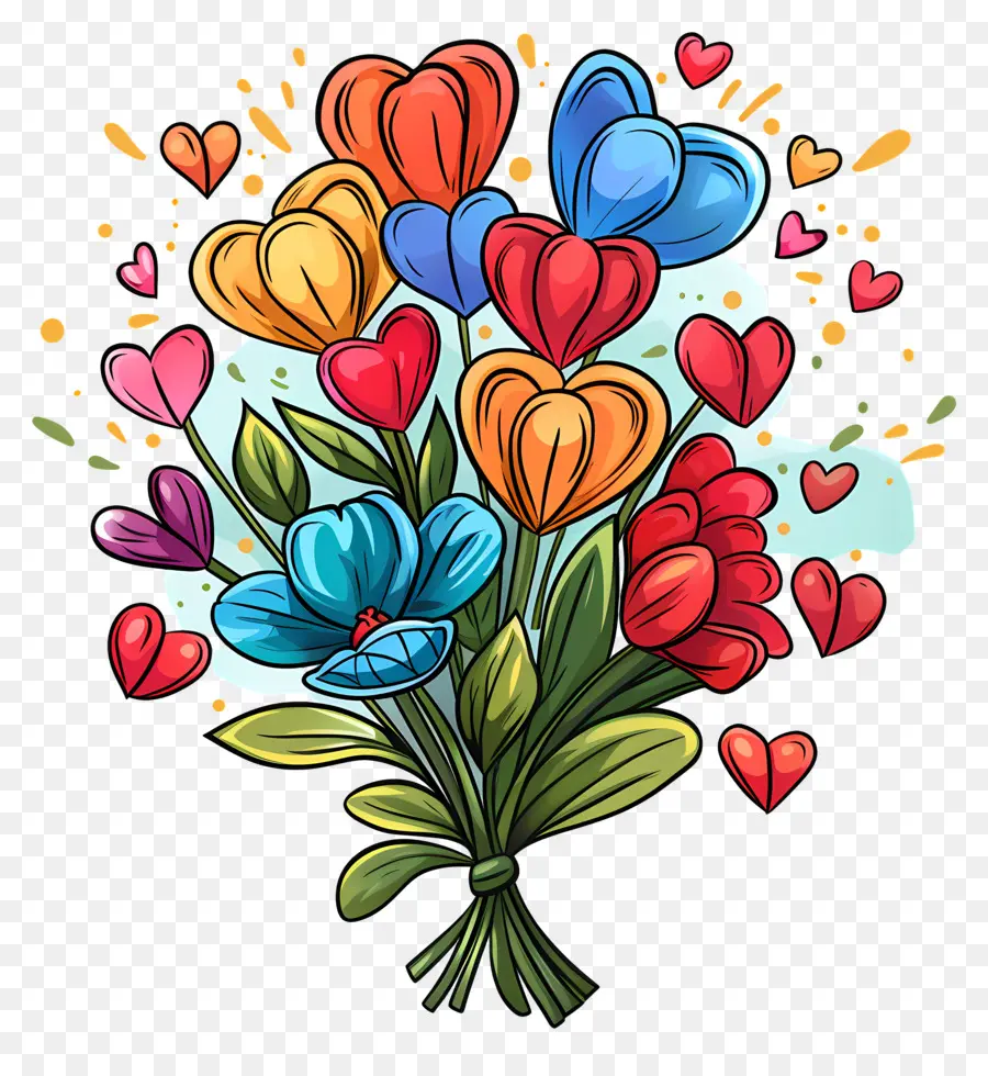 Bouquet，Le Jour De Valentines PNG