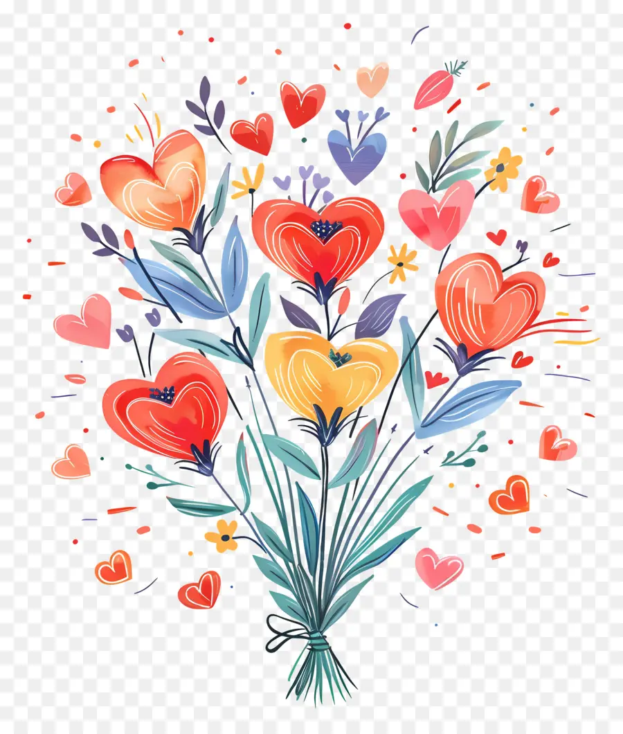 Bouquet，Le Jour De Valentines PNG